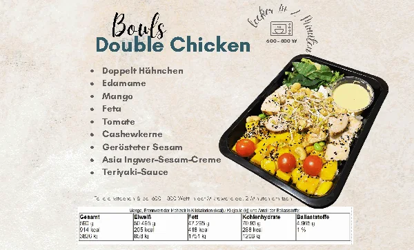 Double Chicken Bowl