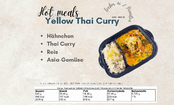 Yellow Thai Curry Bowl